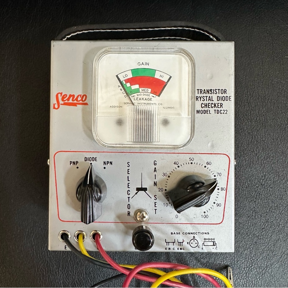 Senco Transistor Crystal Diode Checker
